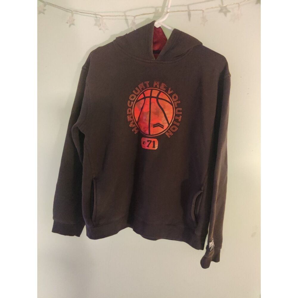 Vintage Starter Brand Boy's Large Hardcourt Revolution Basketball Hoodie